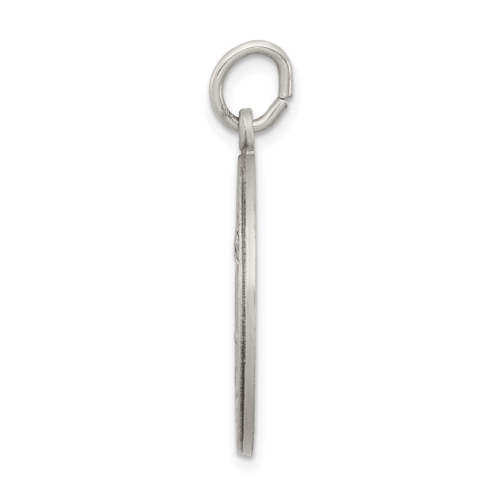 Sterling Silver Antiqued Saint Matthew Medal