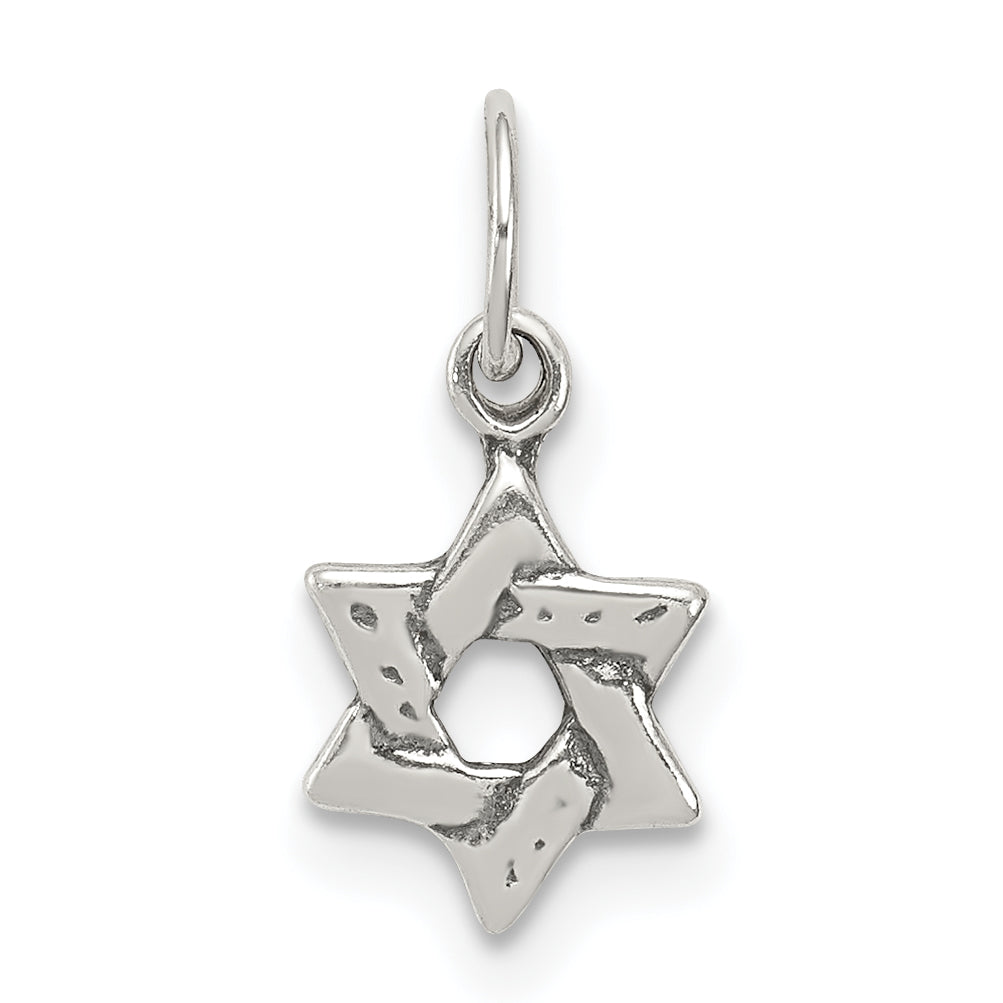 Sterling Silver Small Star Of David Charm