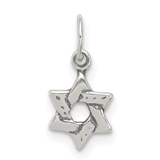 Sterling Silver Small Star Of David Charm