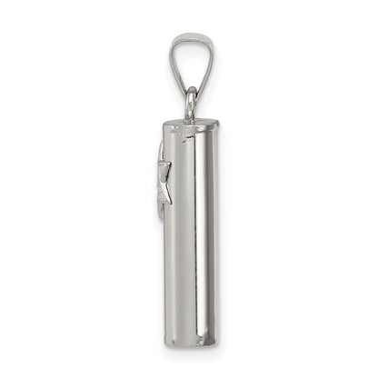 Sterling Silver Mezuzah Pendant