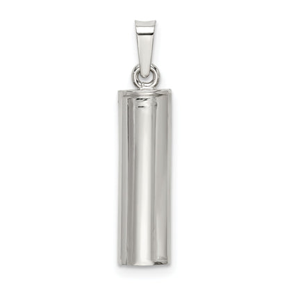 Sterling Silver Mezuzah Pendant