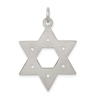Sterling Silver Star Of David Charm