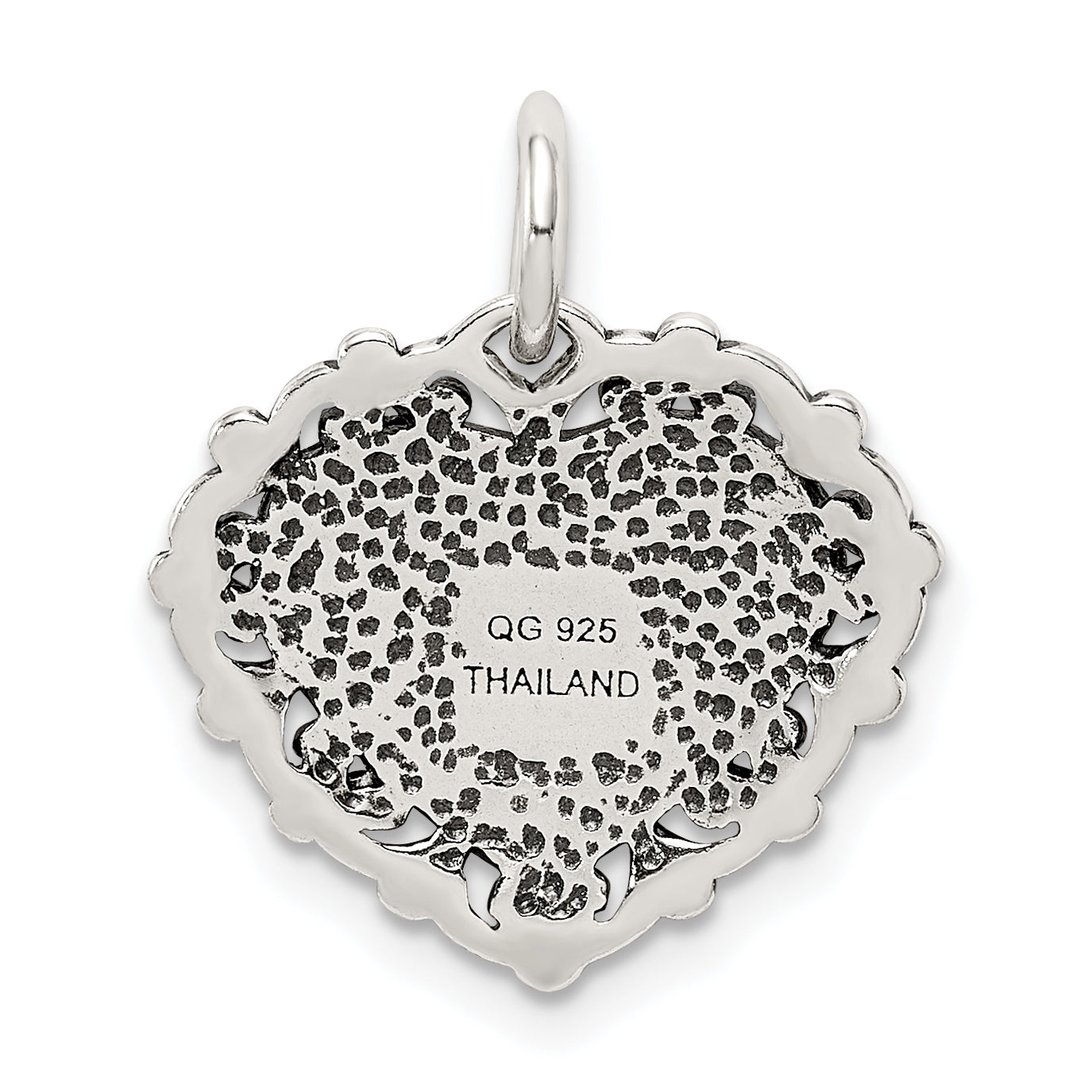 Sterling Silver Antiqued Daddy'S Little Girl