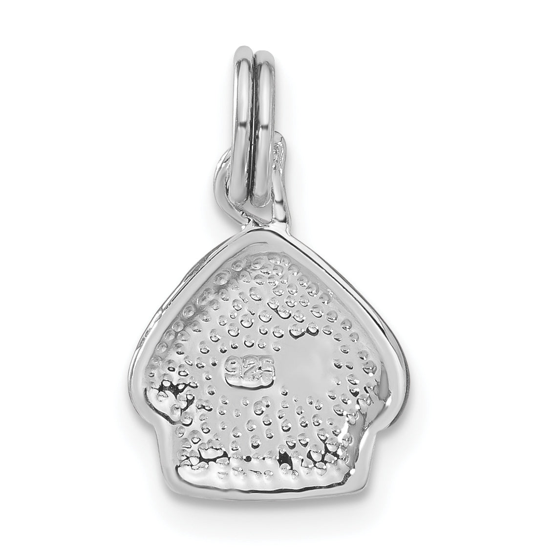 Sterling Silver Enameled House Charm