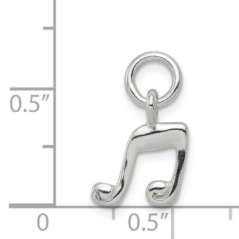 Sterling Silver Music Note Charm