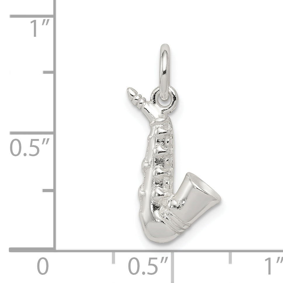 Sterling Silver Saxophone Charm