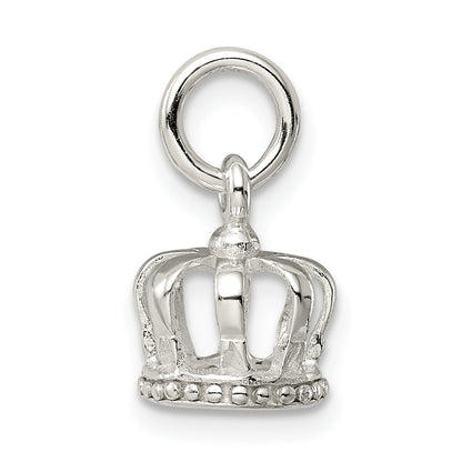 Sterling Silver Crown Charm
