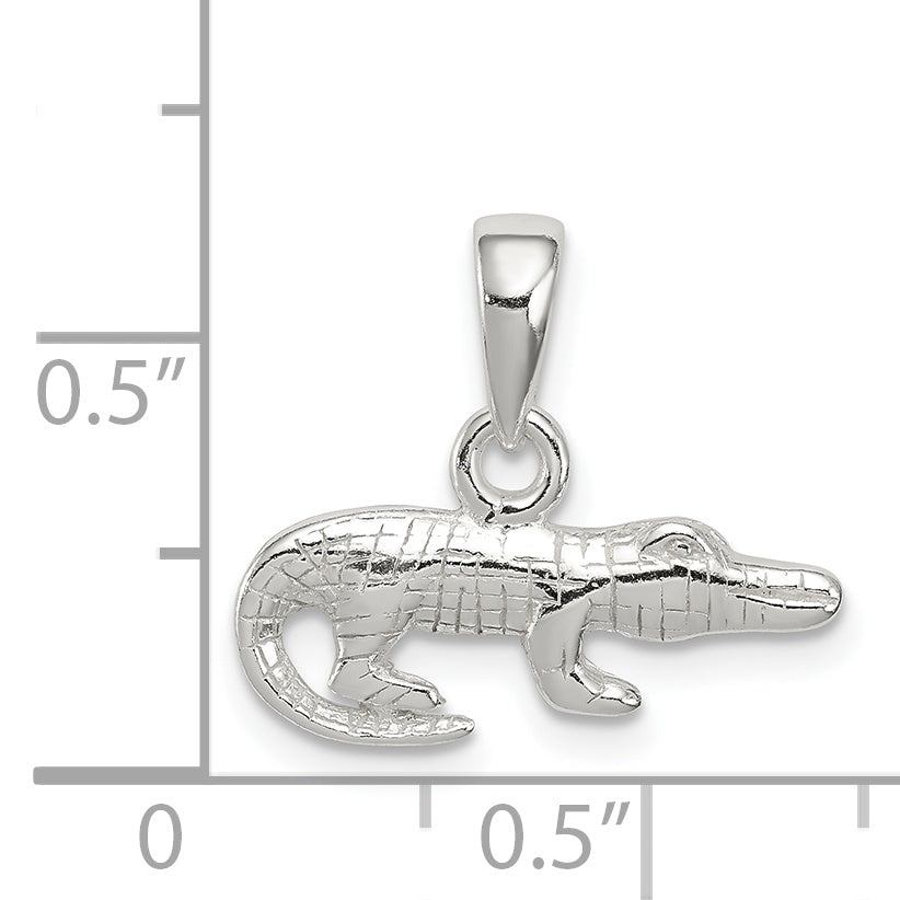 Sterling Silver Alligator Charm