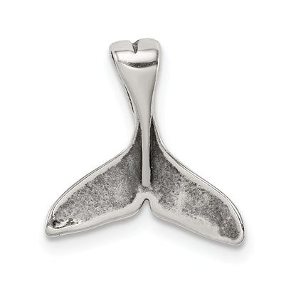 Sterling Silver Small Whale Tail Pendant