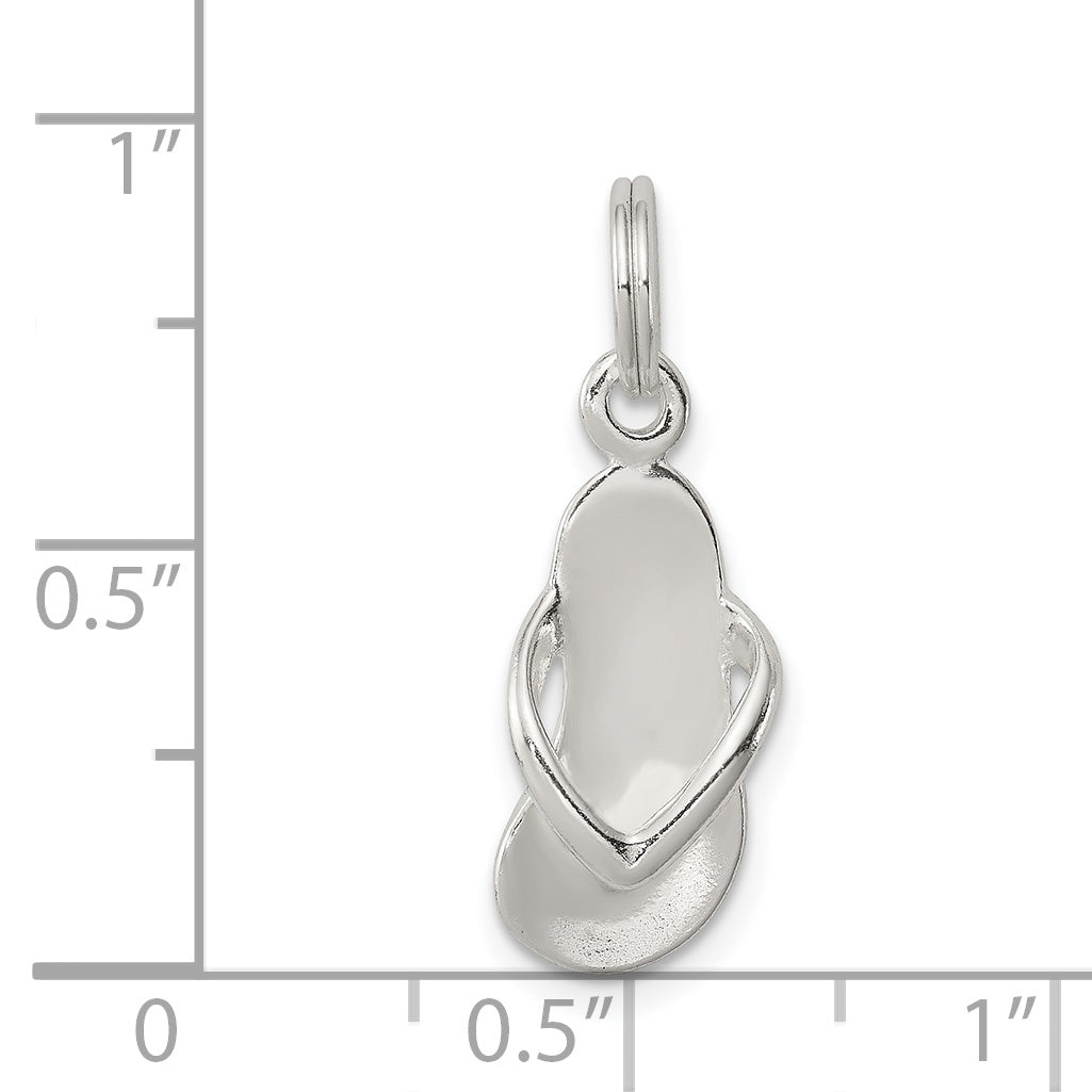 Sterling Silver Flip Flop Charm