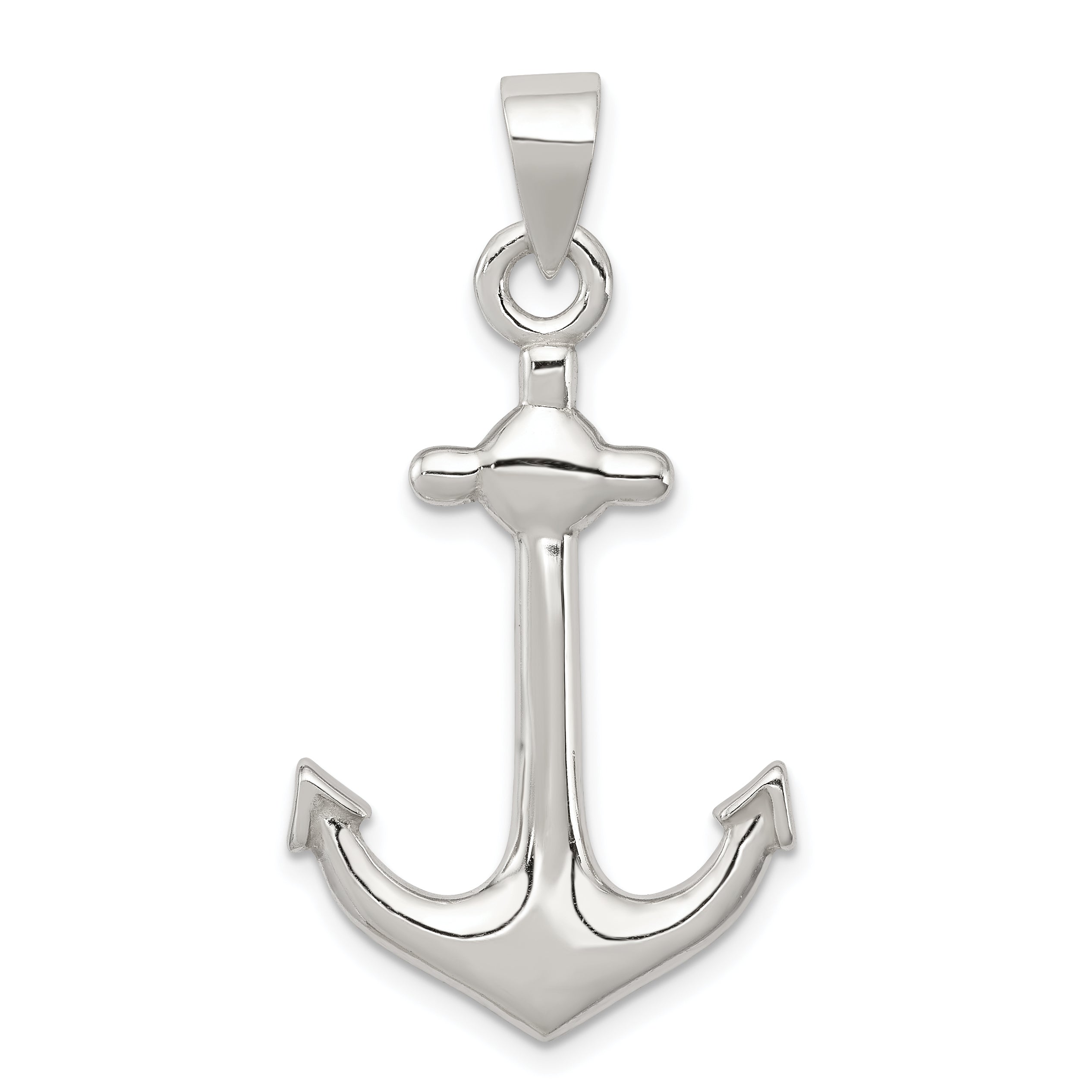 Sterling Silver Anchor Pendant
