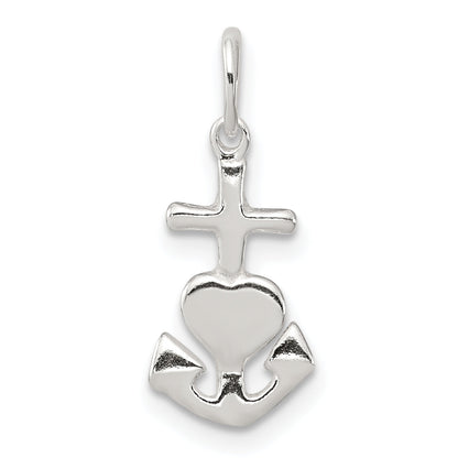 Sterling Silver Hope, Faith, And Charity Charm