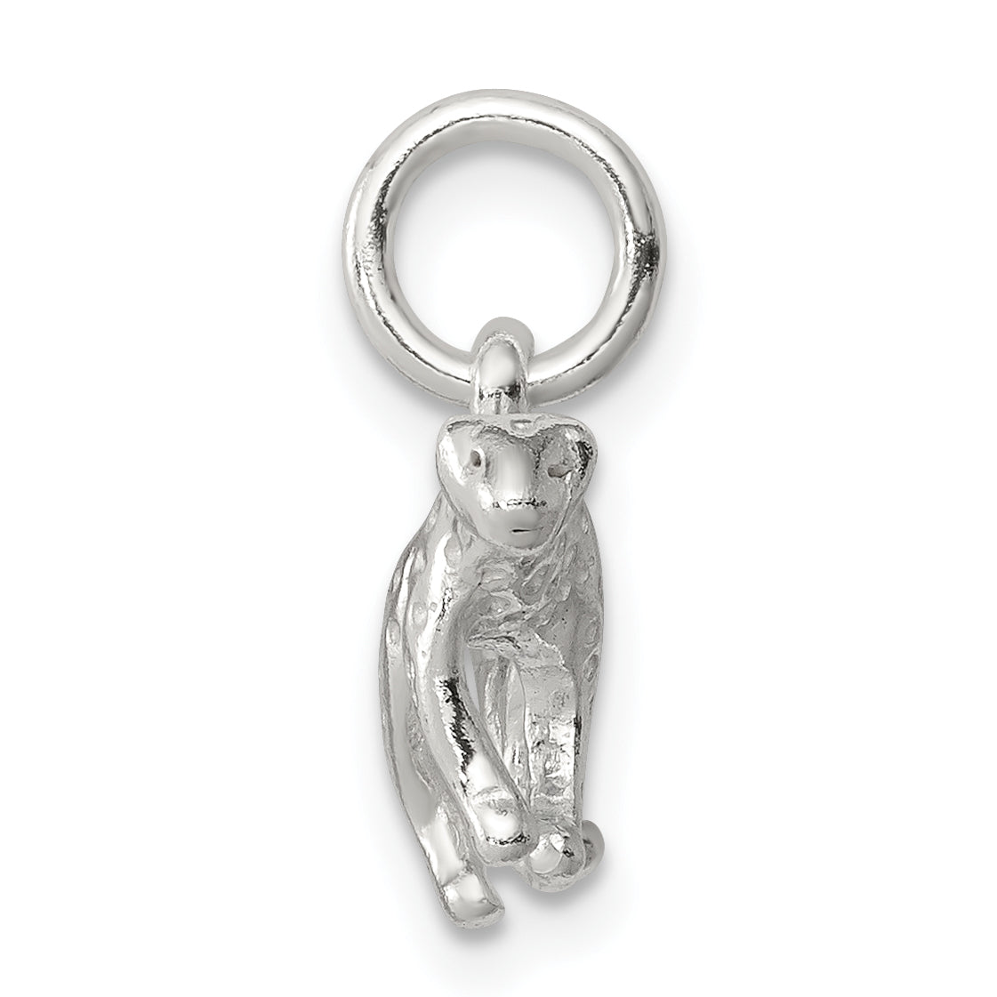 Sterling Silver Leopard Charm