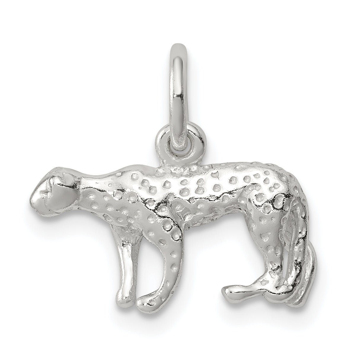 Sterling Silver Leopard Charm
