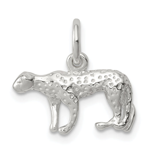 Sterling Silver Leopard Charm