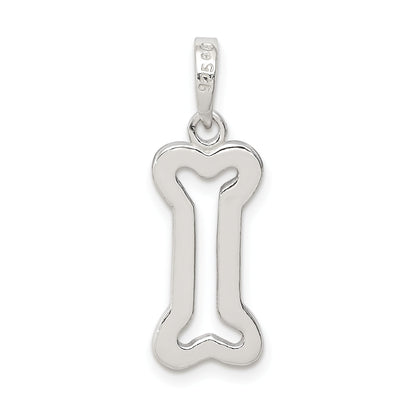 Sterling Silver Bone Pendant