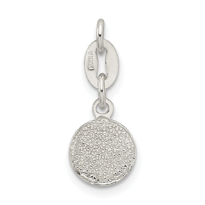 Sterling Silver Enameled Soccer Ball Charm