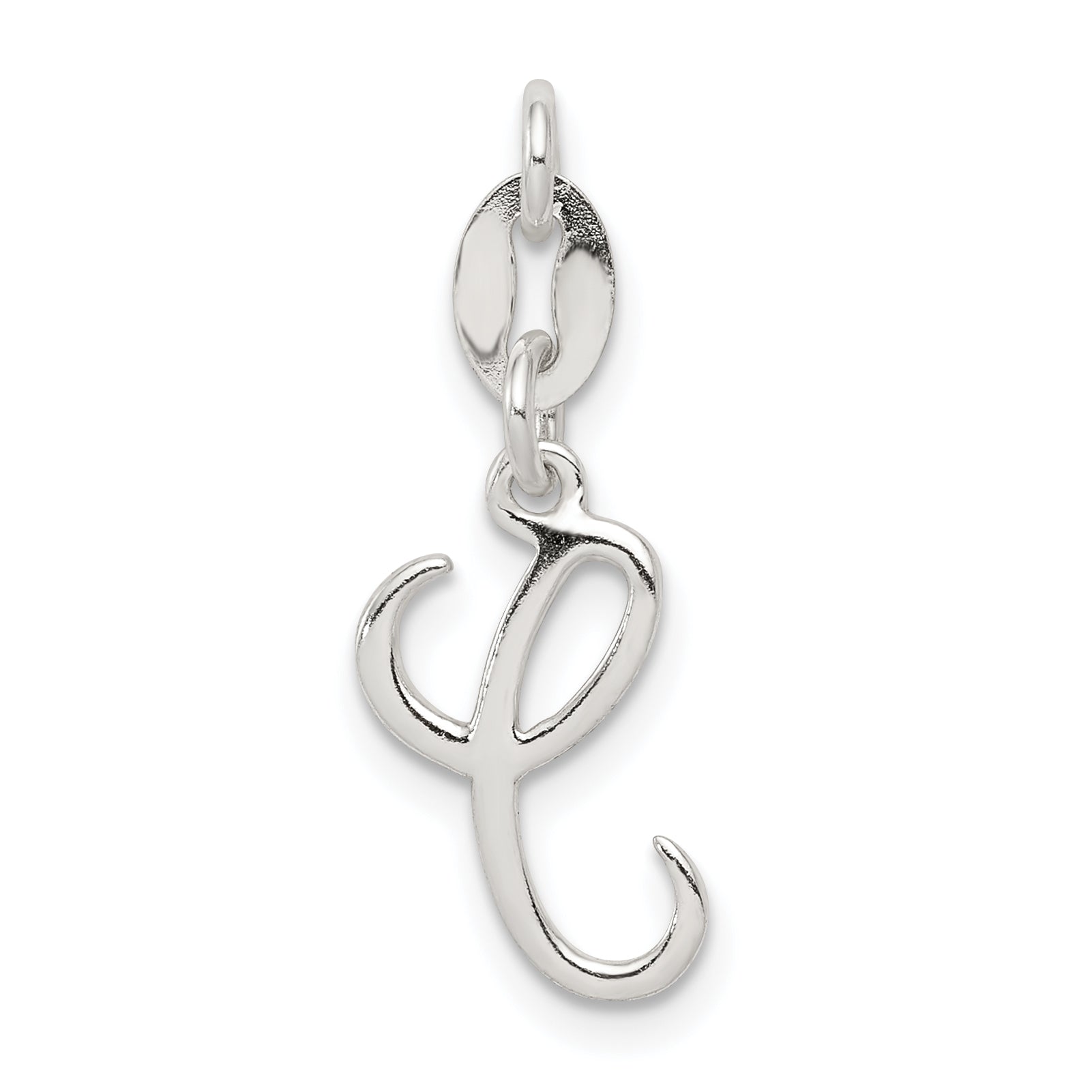 Sterling Silver Letter C Initial Charm