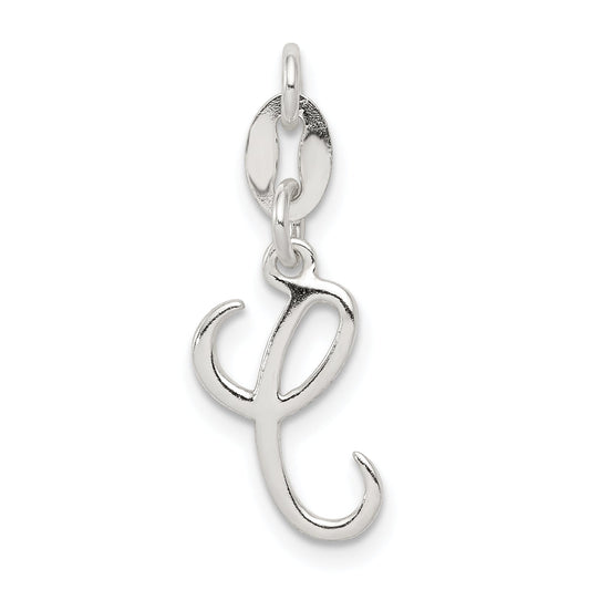 Sterling Silver Letter C Initial Charm