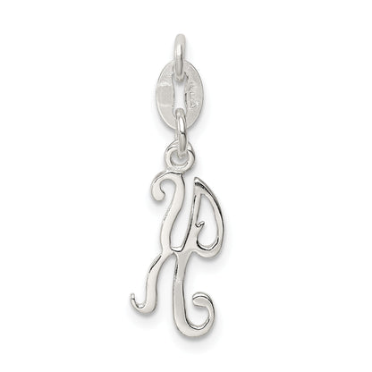 Sterling Silver Letter K Initial Charm