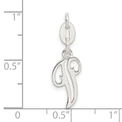 Sterling Silver Letter V Initial Charm