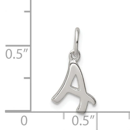 Sterling Silver Letter A Initial Charm