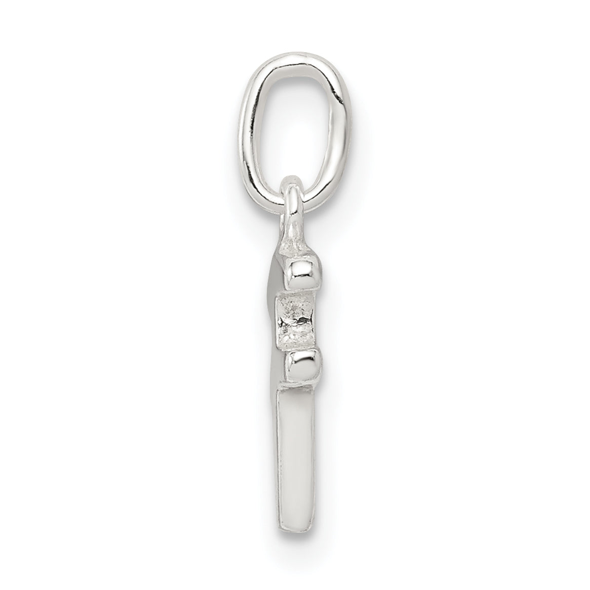 Sterling Silver Letter F Initial Charm