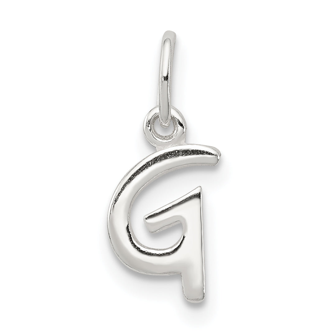 Sterling Silver Letter G Initial Charm