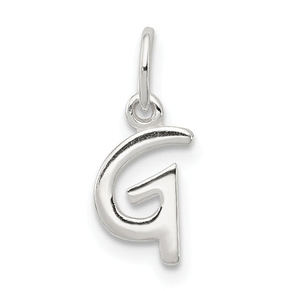 Sterling Silver Letter G Initial Charm