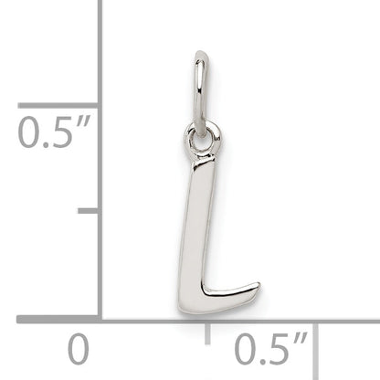 Sterling Silver Letter L Initial Charm