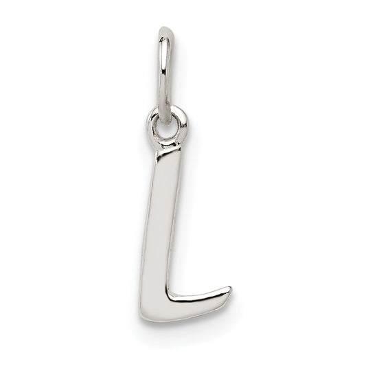 Sterling Silver Letter L Initial Charm