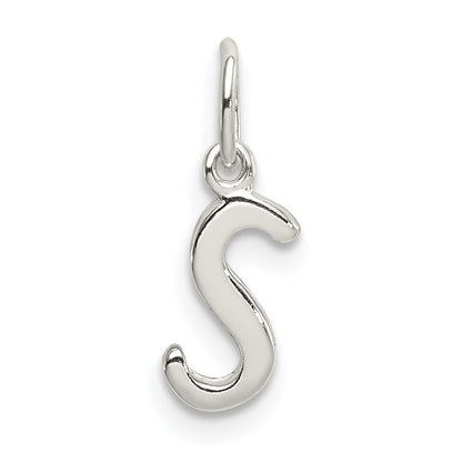 Sterling Silver Letter S Initial Charm