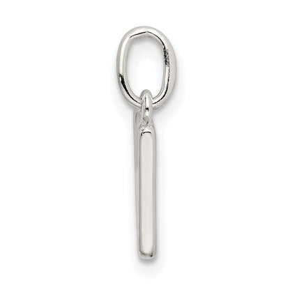 Sterling Silver Letter W Initial Charm