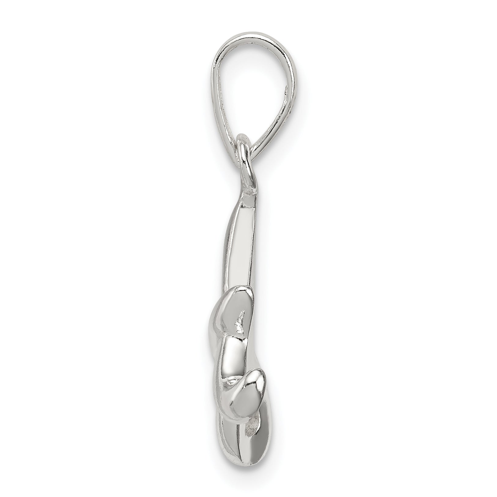 Sterling Silver Letter A Initial Pendant