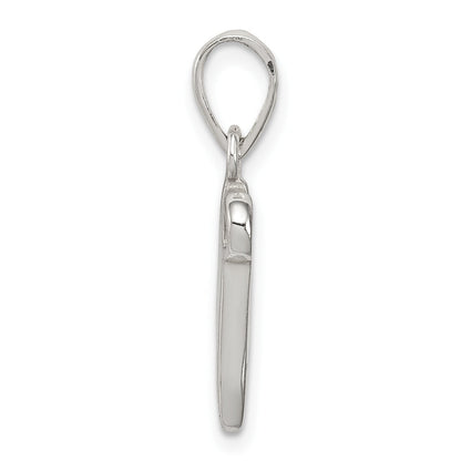 Sterling Silver Letter N Initial Pendant