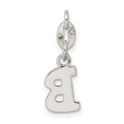 Sterling Silver Letter B Initial Charm
