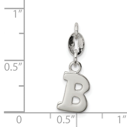Sterling Silver Letter B Initial Charm