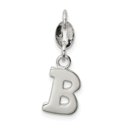 Sterling Silver Letter B Initial Charm