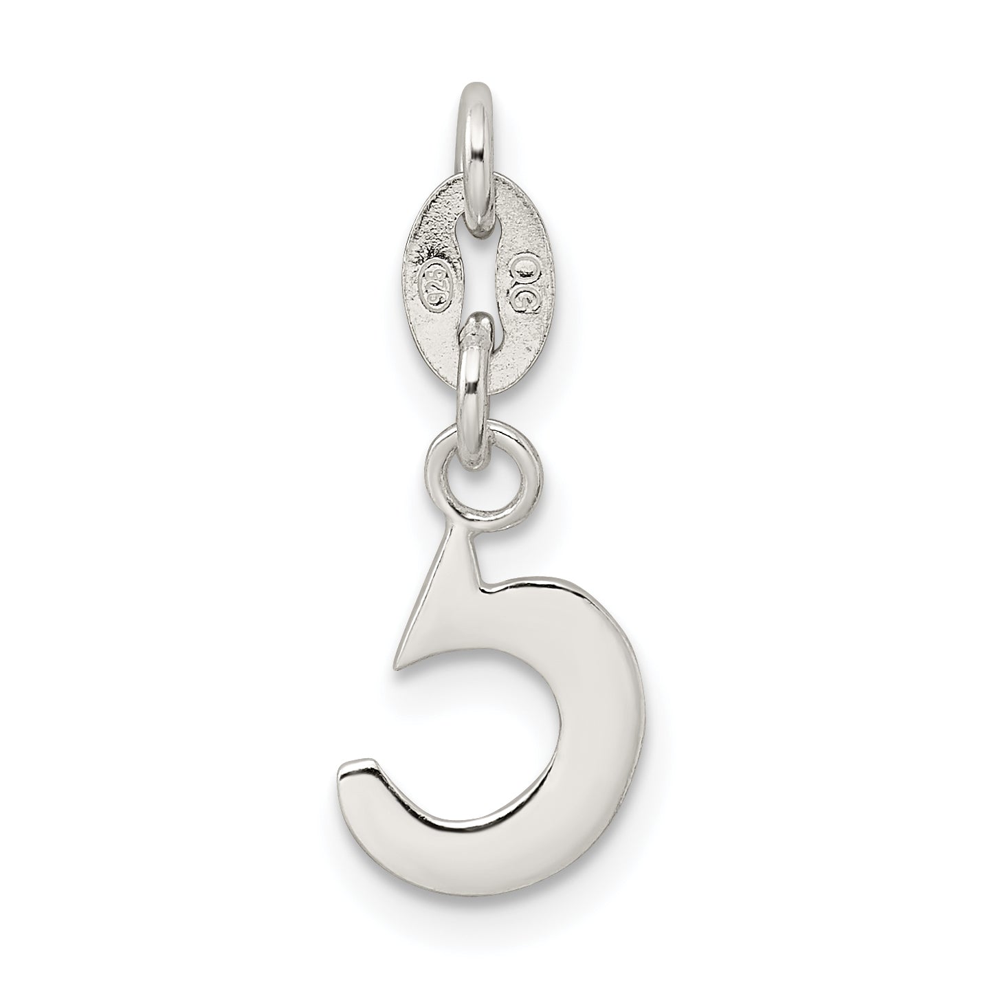 Sterling Silver Letter C Initial Charm