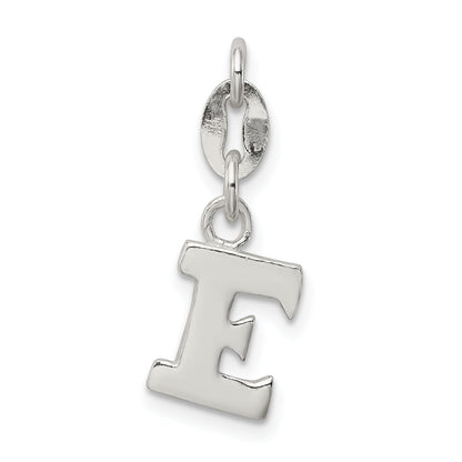 Sterling Silver Letter E Initial Charm