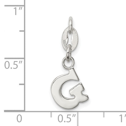 Sterling Silver Letter G Initial Charm