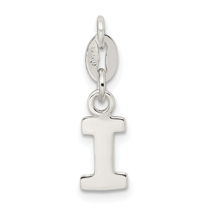 Sterling Silver Letter I Initial Charm