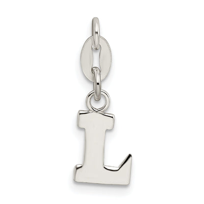 Sterling Silver Letter L Initial Charm