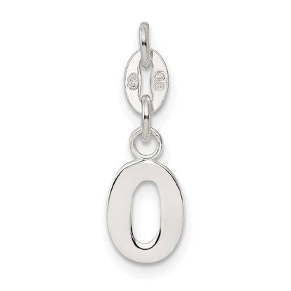 Sterling Silver Letter O Initial Charm