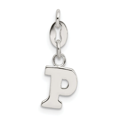 Sterling Silver Letter P Initial Charm