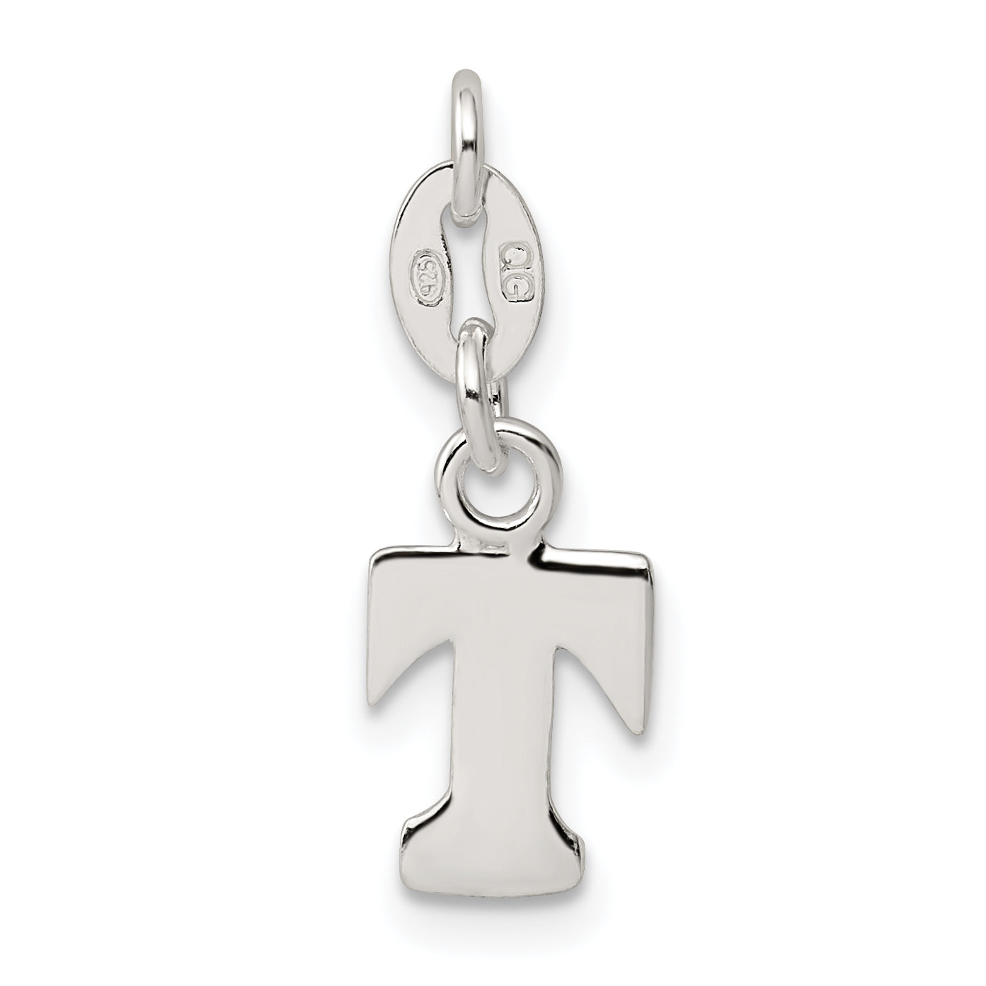 Sterling Silver Letter R Initial Charm