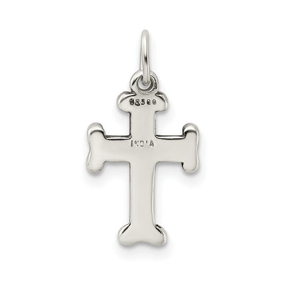 Sterling Silver Antiqued Cross Charm