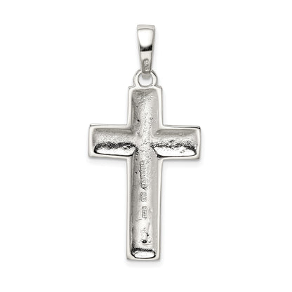 Sterling Silver Polished Cross Pendant