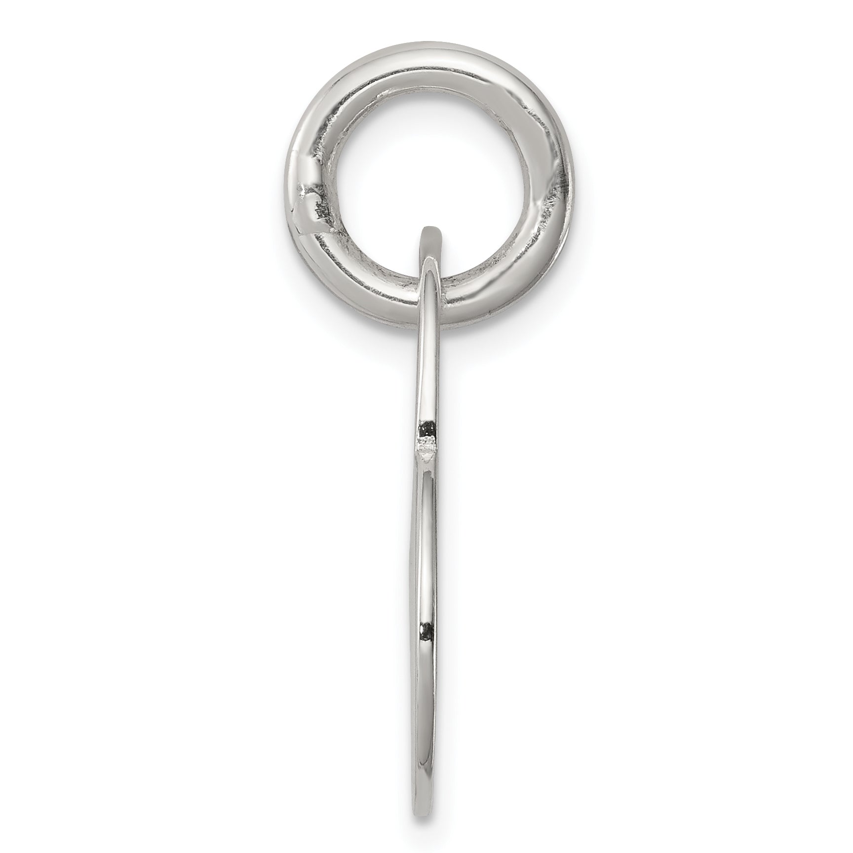 Sterling Silver Heart W/Cut Out Charm