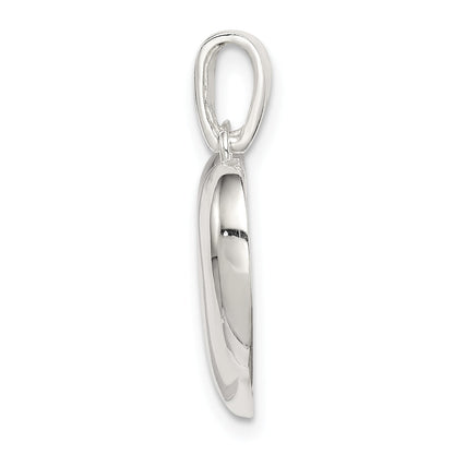 Sterling Silver Polished Heart Pendant
